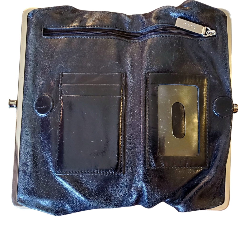 Hobo Black Studded Clutch Wallet - Picture 4 of 7